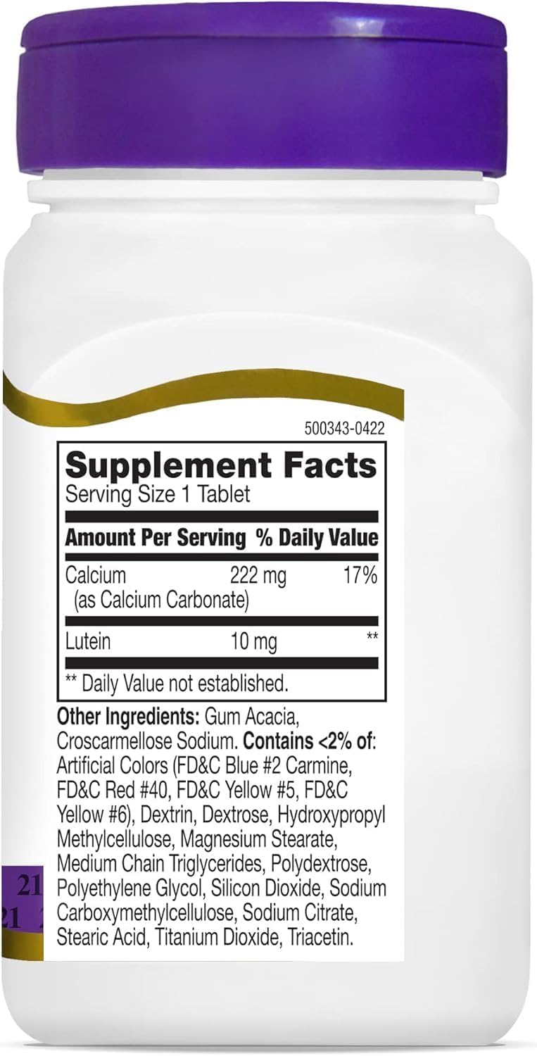 Lutein 10mg Tablets 60 Count H803399