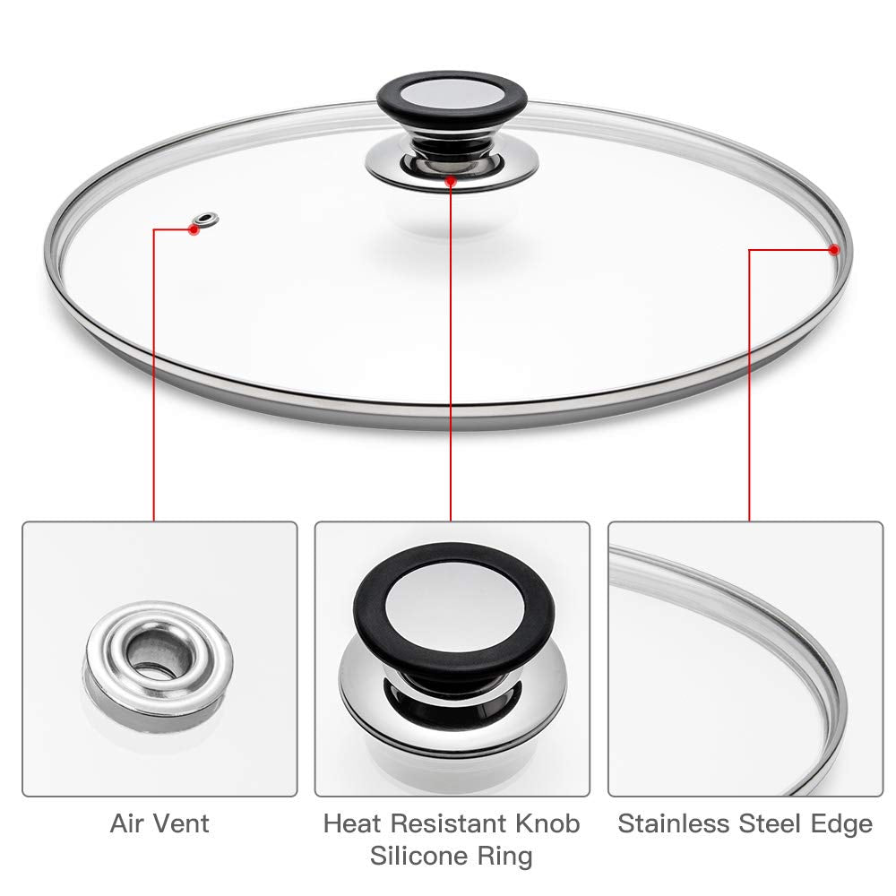 Glass Lid for Frying Pan 9.5"/24cm H206