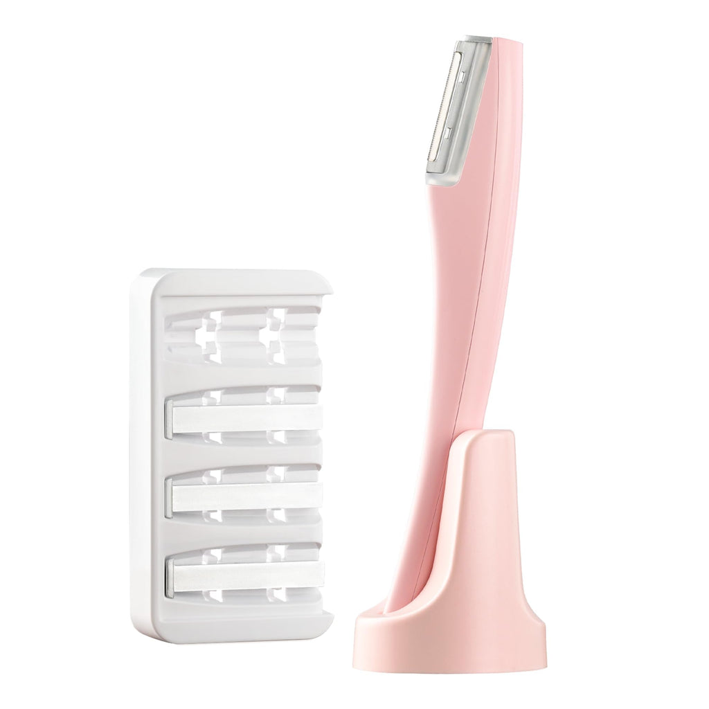 Rechargeable Facial Hair Razor with LED Light, 3 Speeds U1275