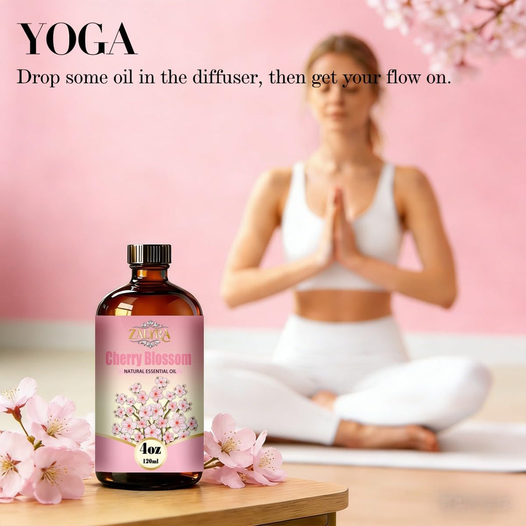 Cherry Blossom & Lavender Essential Oil 4 Fl Oz + 0.33 Fl Oz Y8349