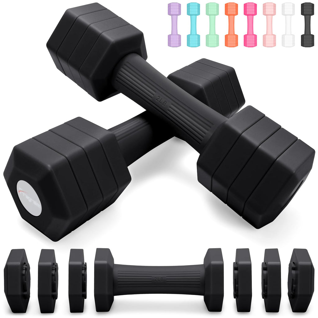 Adjustable Dumbbell Set 5/6 LB Pair W664254