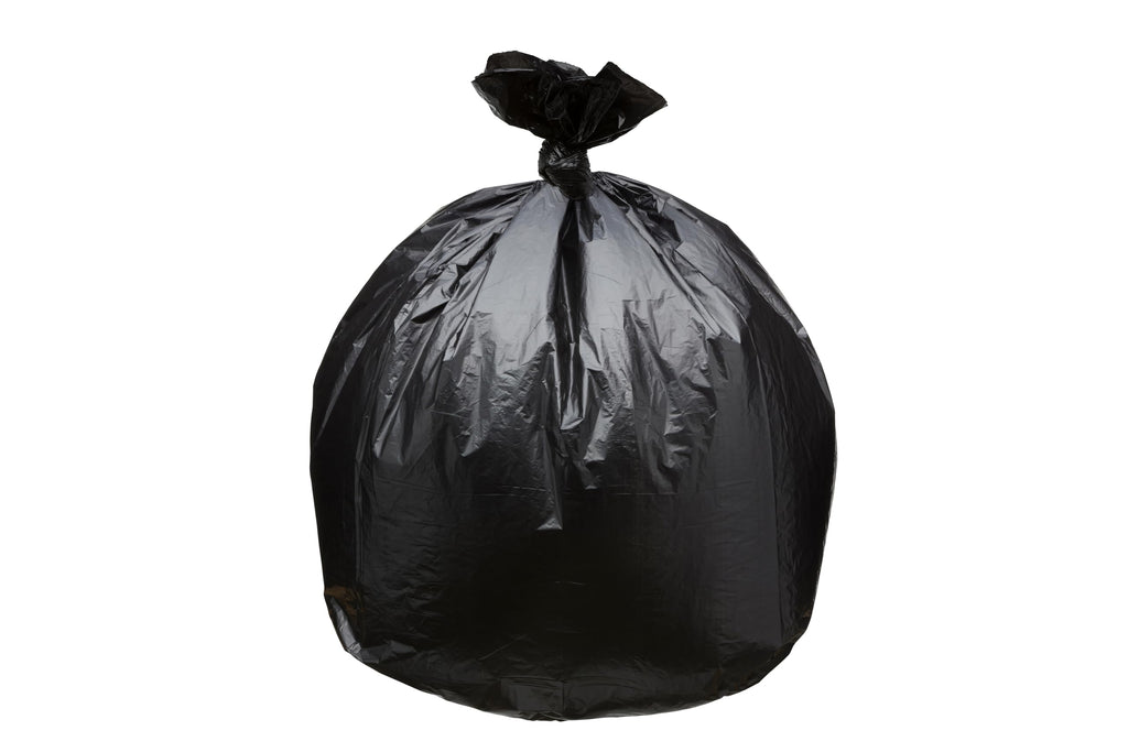 45 Gallon Black 1.5 Mil Trash Bags 100 Count S7667
