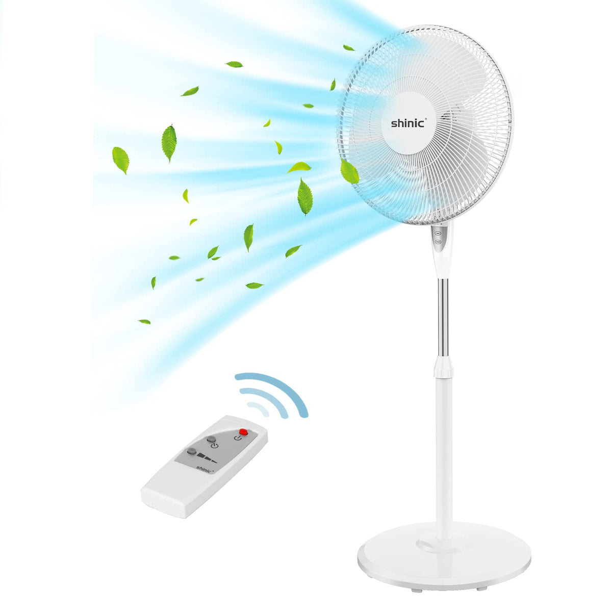 16'' Oscillating Pedestal Fan with Remote O700