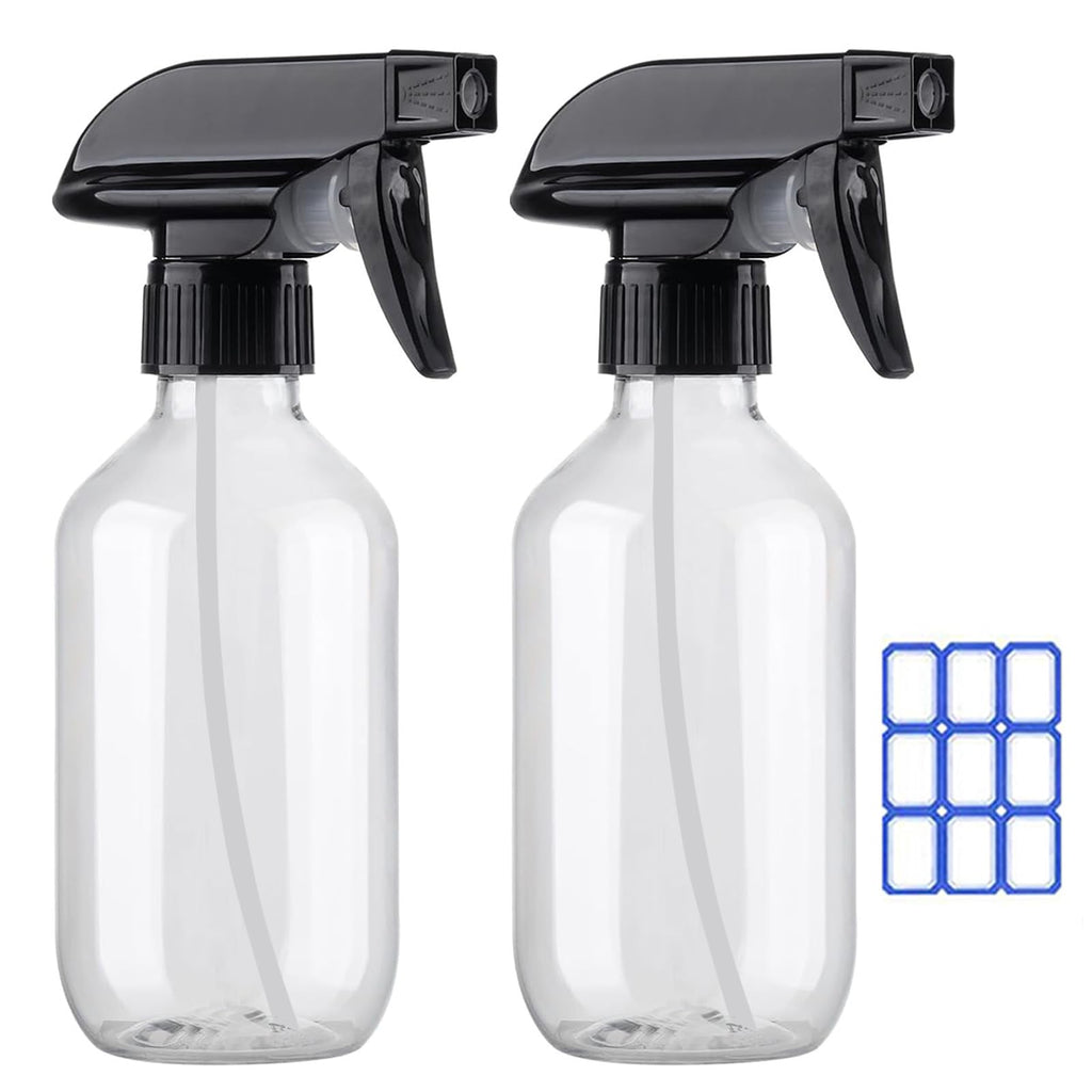 Plastic Spray Bottles 2 Pack 10 oz F5024