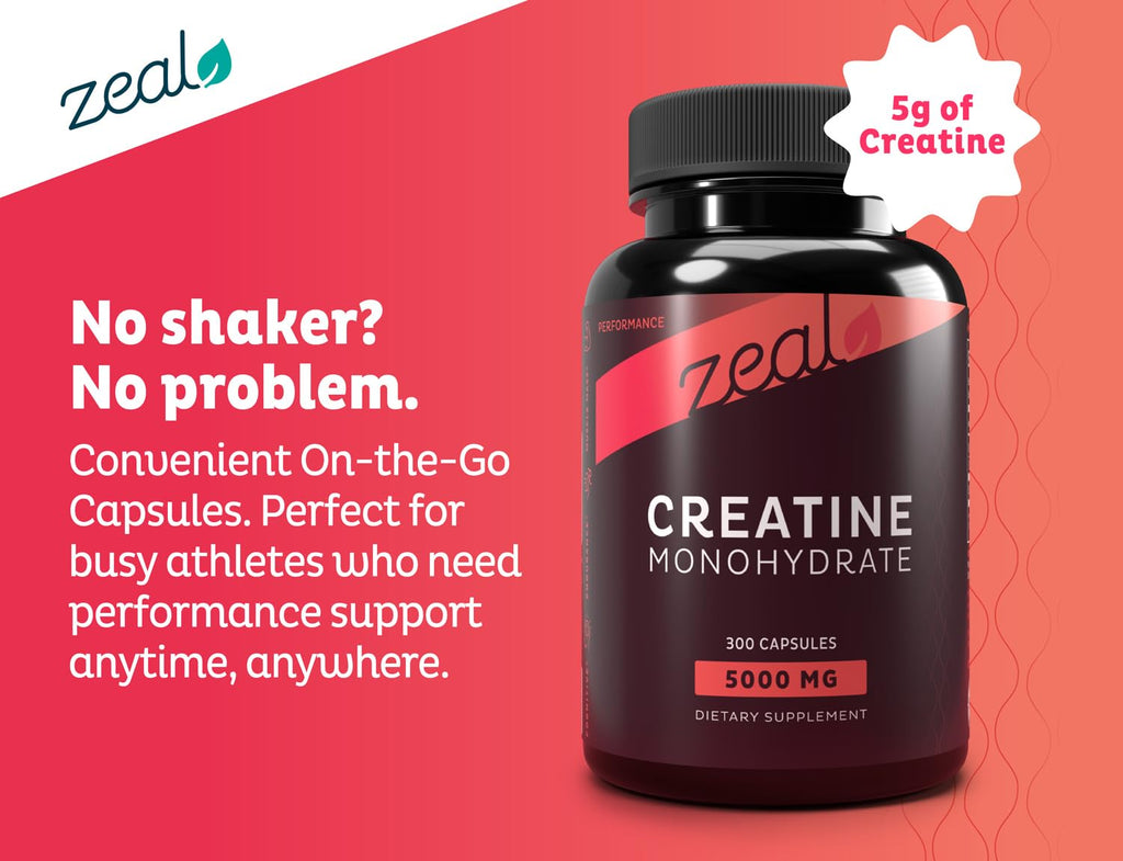 Micronized Creatine Monohydrate 5000mg 300 Capsules L883