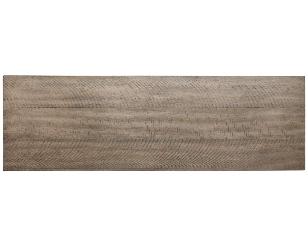 White Light Brown Wood Storage Bench X907602