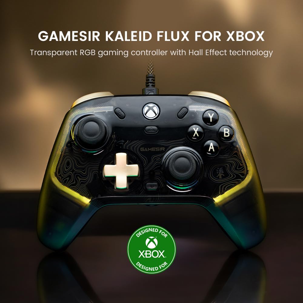 Wired Controller with RGB Lighting and Hall Effect Joystick Q39797