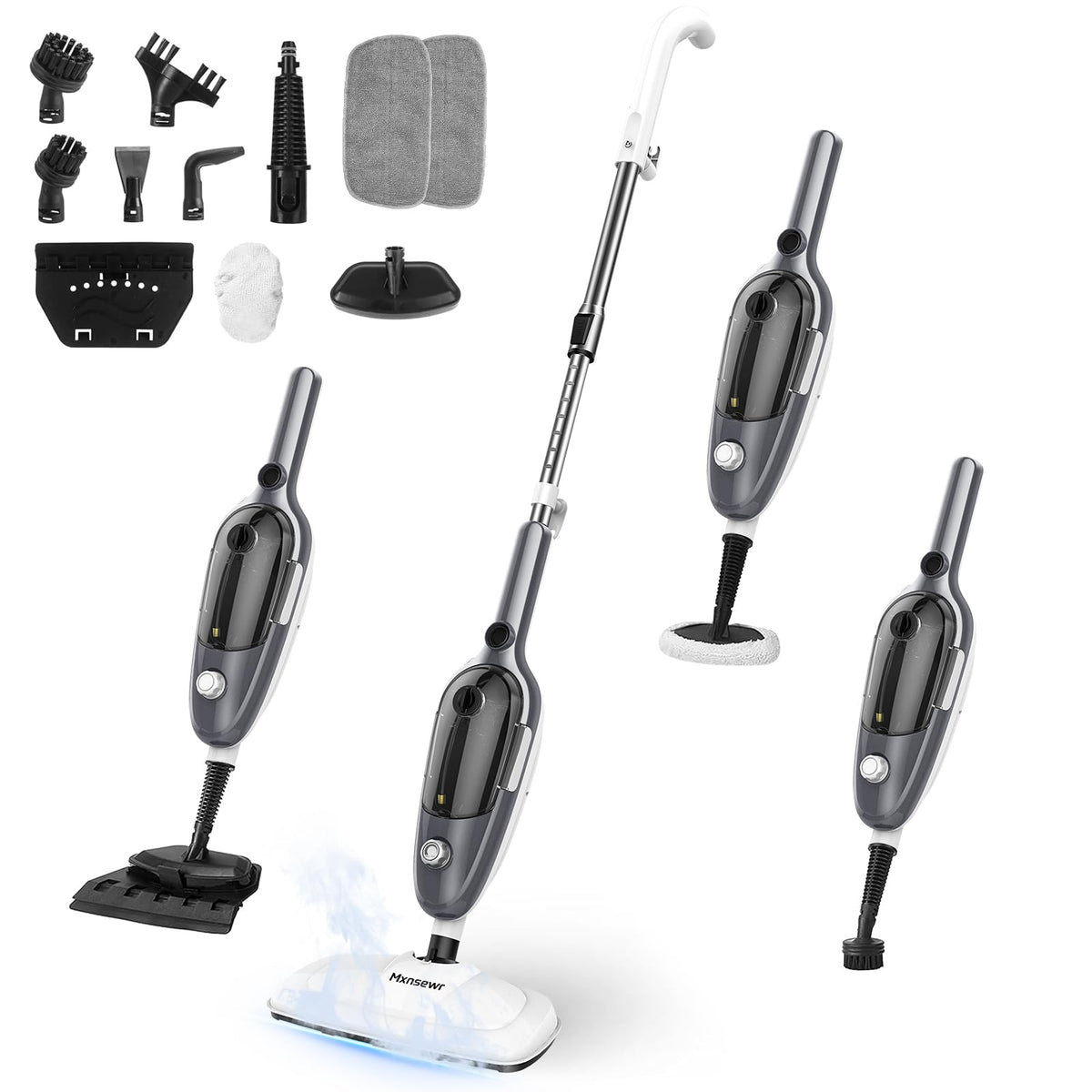 11-in-1 Handheld Detachable Adjustable Steam Mop R5663