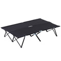 2 Person Folding Camping Cot with Carry Bag, 300 lbs Capacity V334355