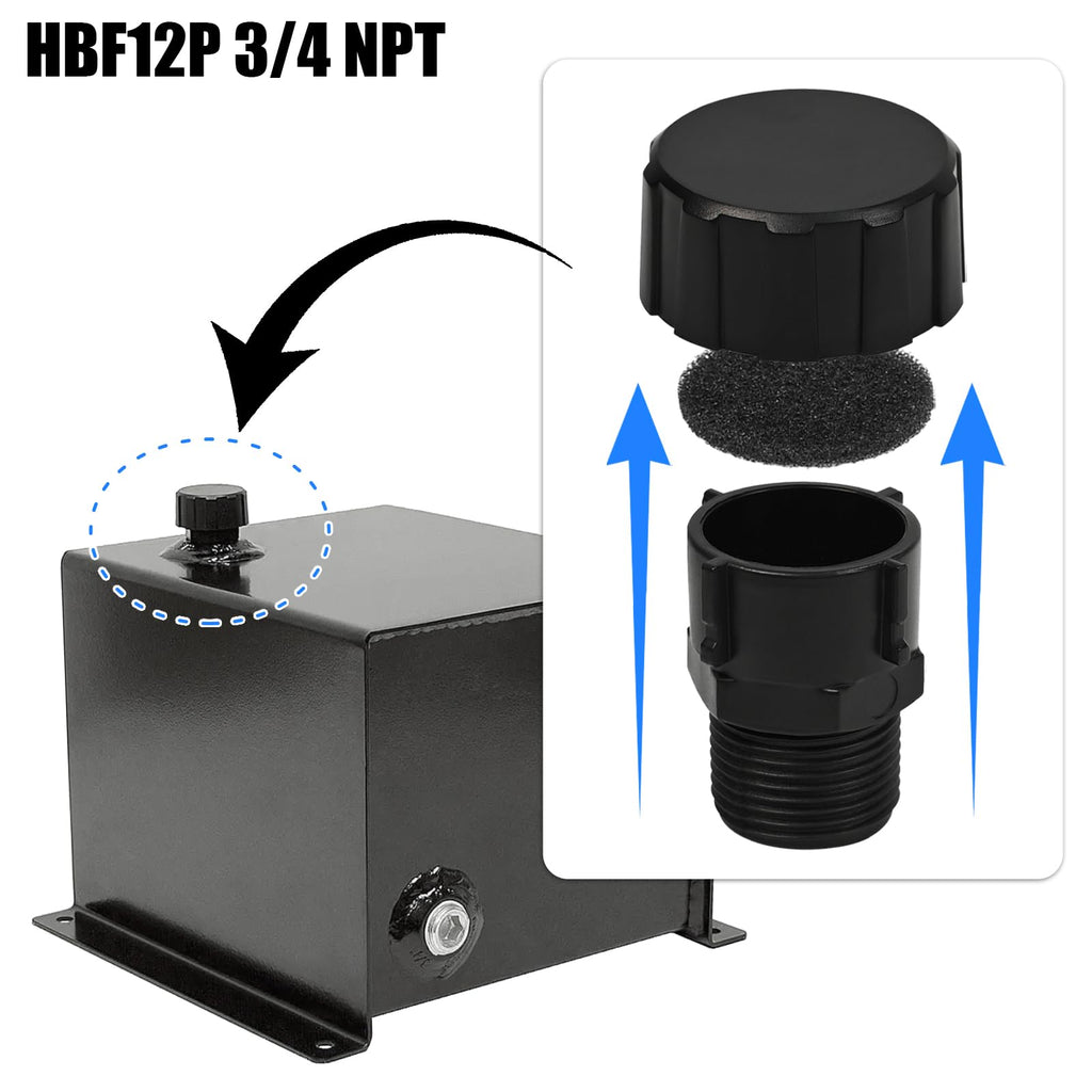 3/4 NPT Hydraulic Power Unit Poly Breather Cap M14666