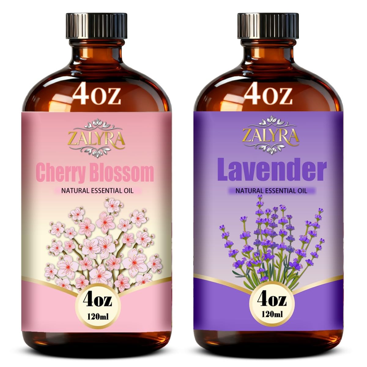 Cherry Blossom & Lavender Essential Oil 4 Fl Oz + 0.33 Fl Oz Y8349