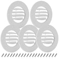 6.5" White RV Ceiling Vent Covers 5-Pack A134