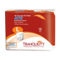 Large Adult Diapers with Tabs, 12 Ct T4044
