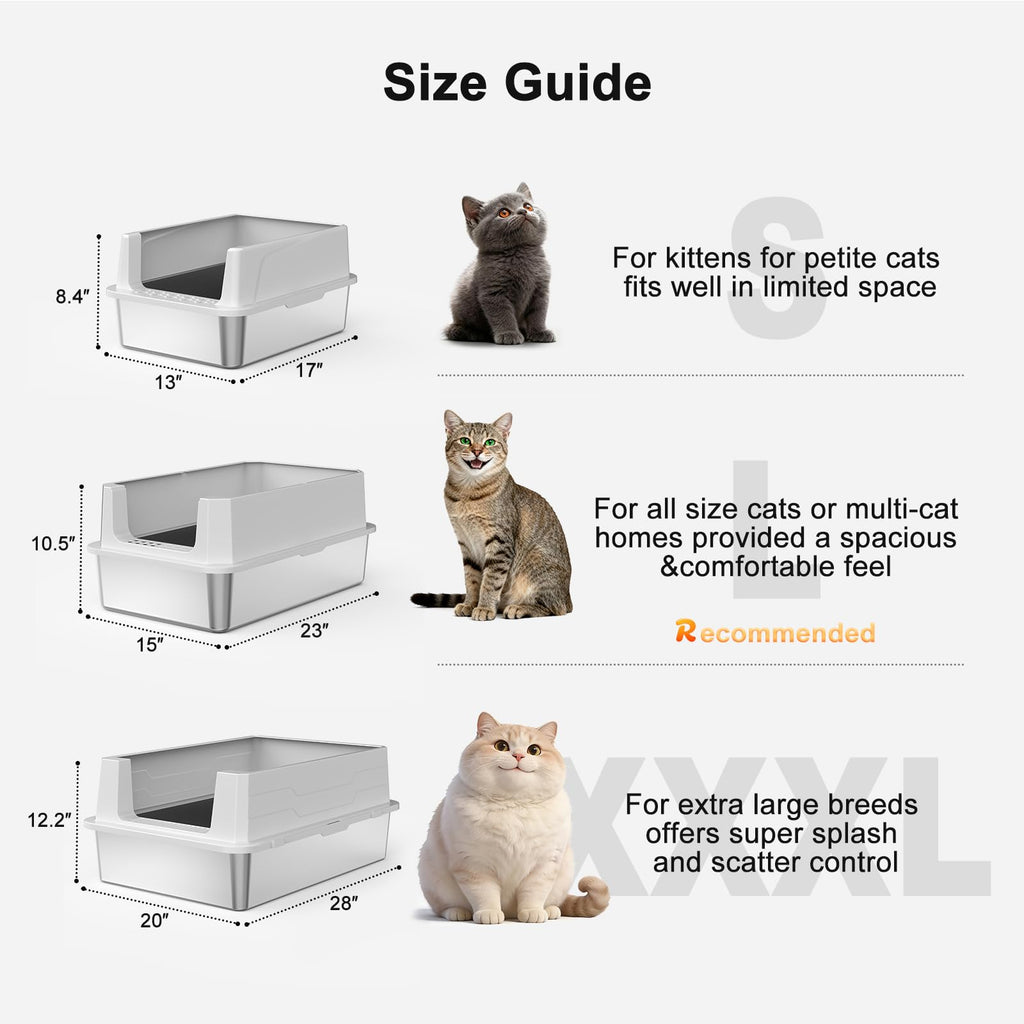 Stainless Steel Cat Litter Box B24623