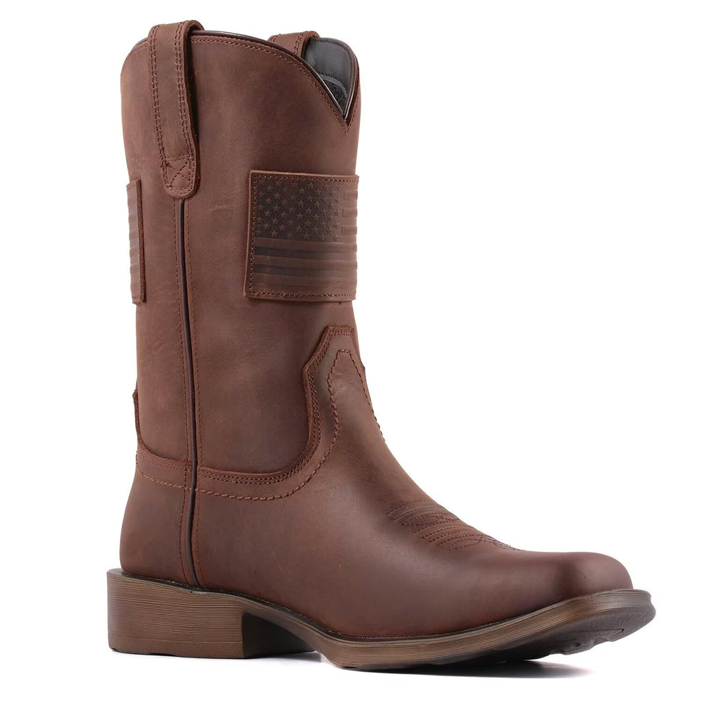 Western Cowboy Boots Square Toe V48018