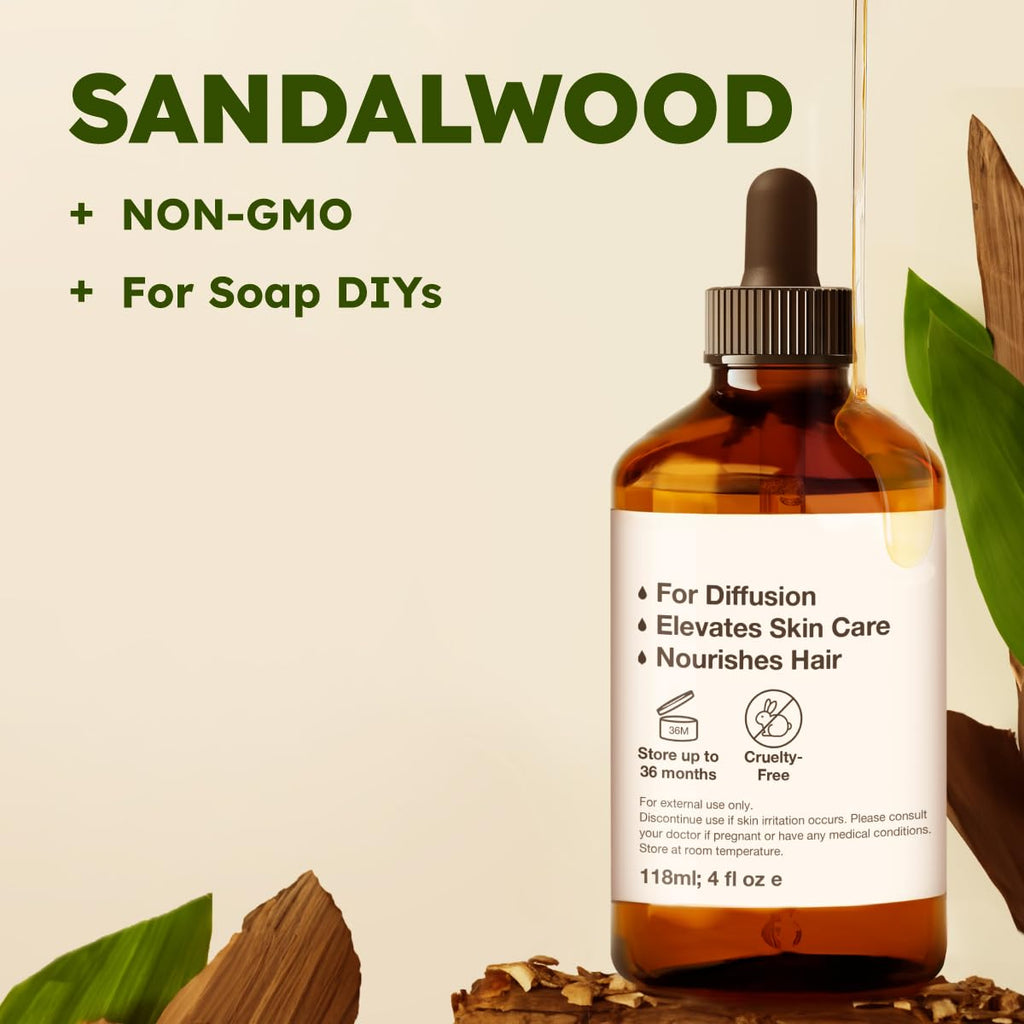 Sandalwood & Lavender Essential Oils Set 2x4 fl oz F458