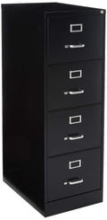 4 Drawer Vertical File Black B49046