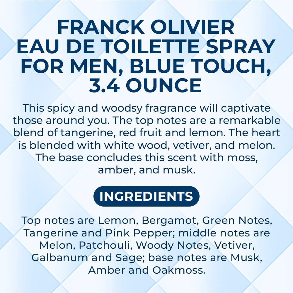 Eau de Toilette Spray for Men 3.4 Ounce D756572