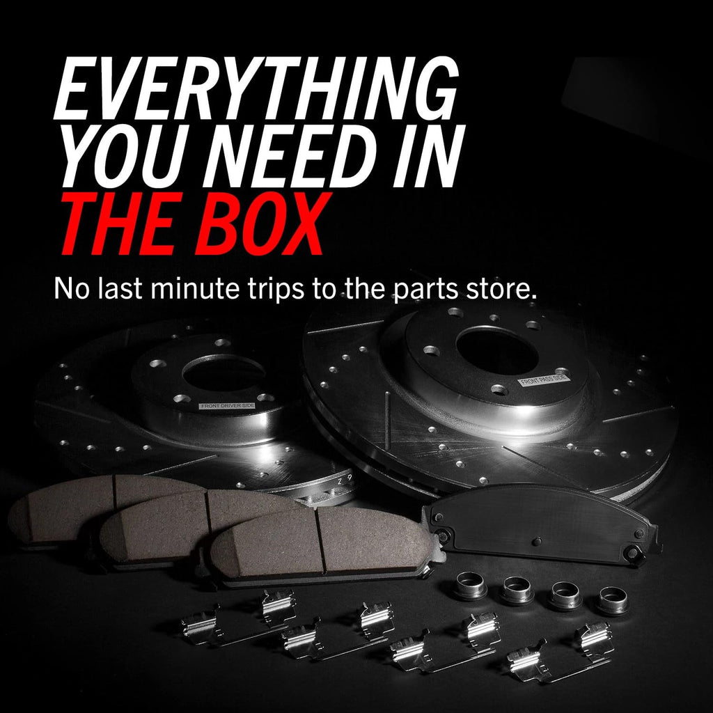 Brake Pad & Rotor Kit Front & Rear X69396