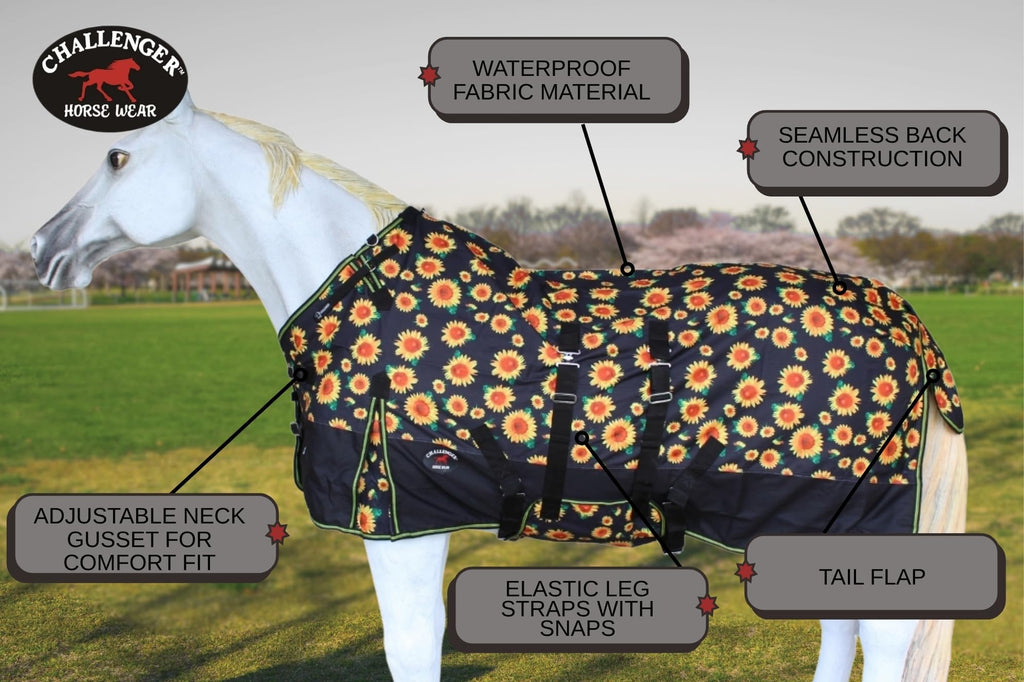 1200D Waterproof Horse Blanket D9197