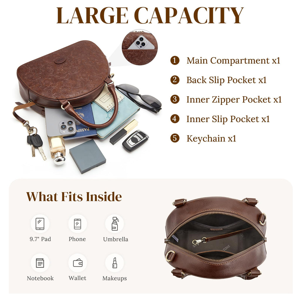 Genuine Leather Crossbody Bag B75994