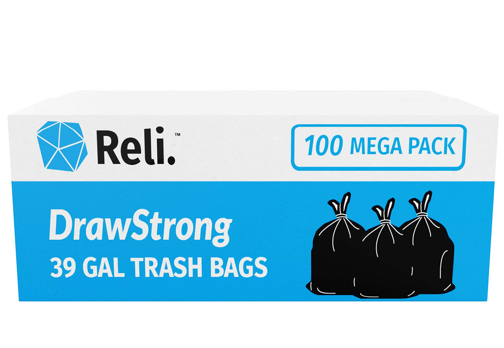 39 Gallon Drawstring Trash Bags A29022