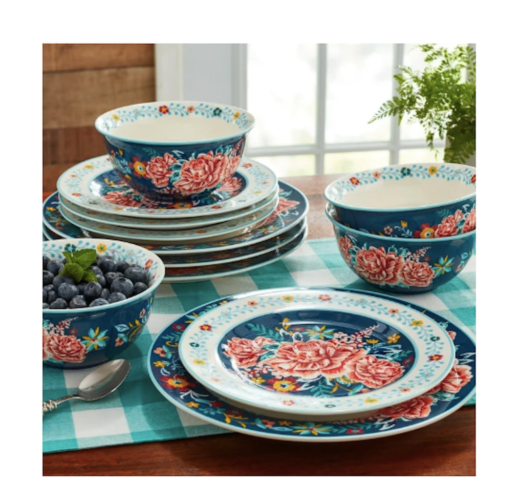 12-Piece Stoneware Dinnerware Set P85473