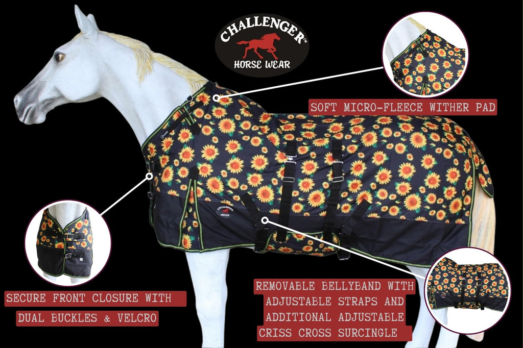 1200D Waterproof Horse Blanket D9197