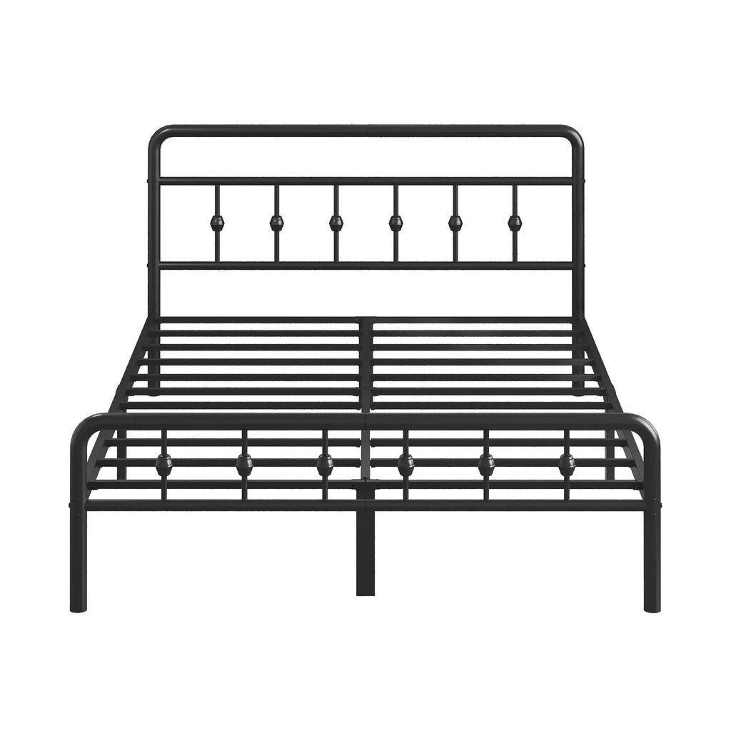 12 Inch Full Bed Frame with Headboard and Footboard D60580
