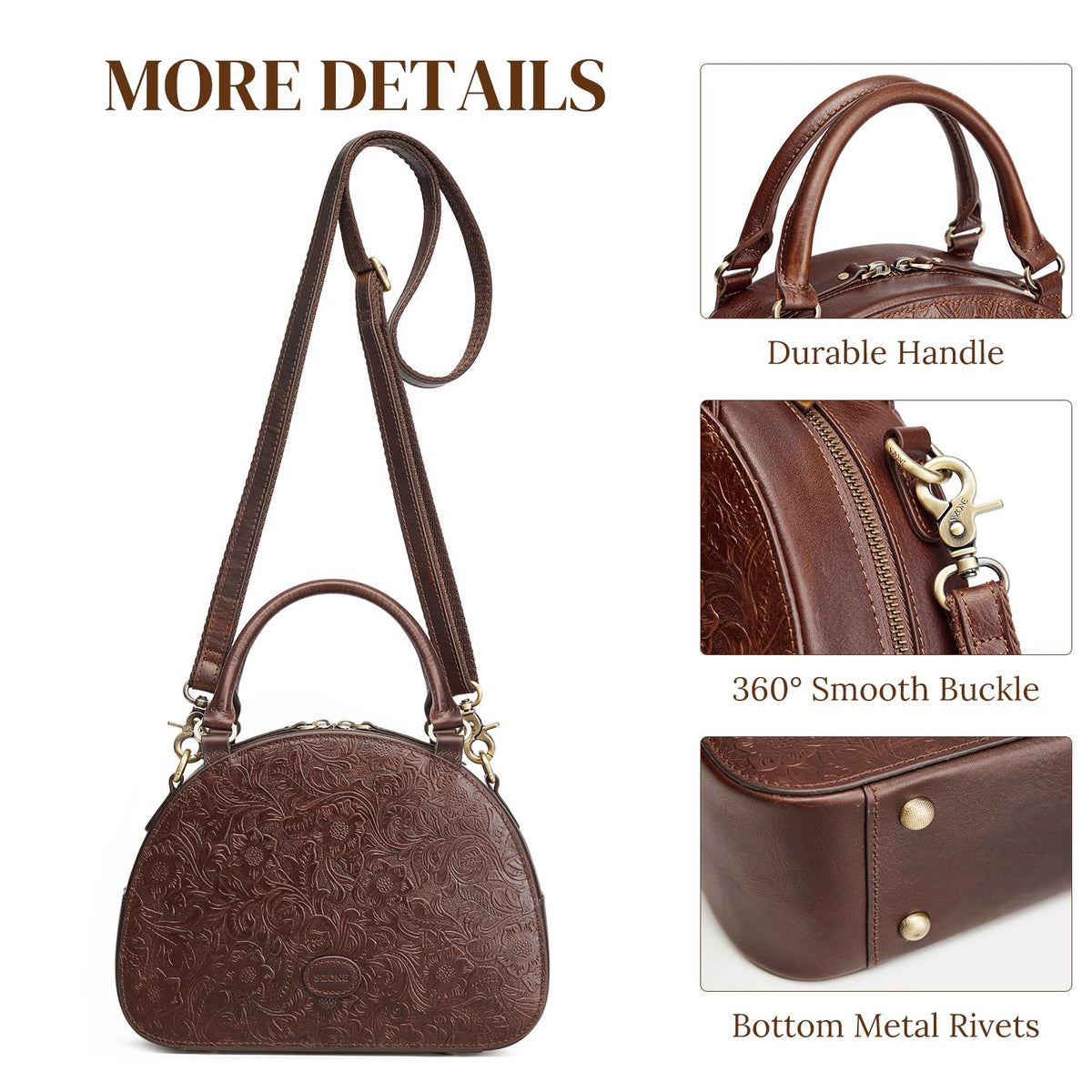 Genuine Leather Crossbody Bag B75994