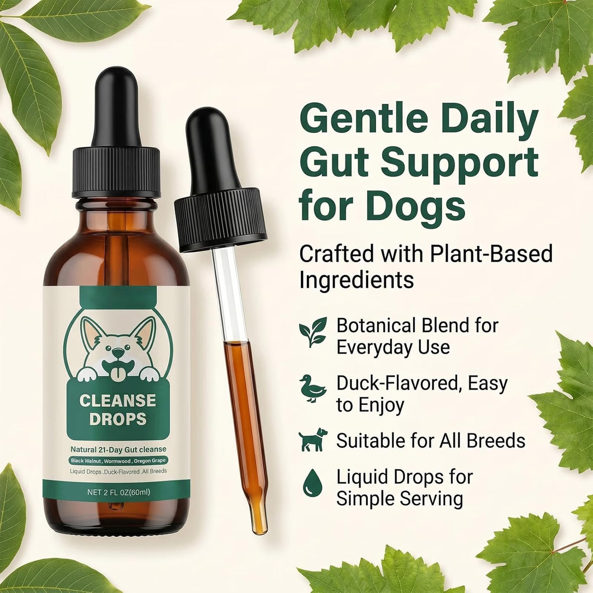 Triple Probiotics Supplement Drops 60 ML D5296