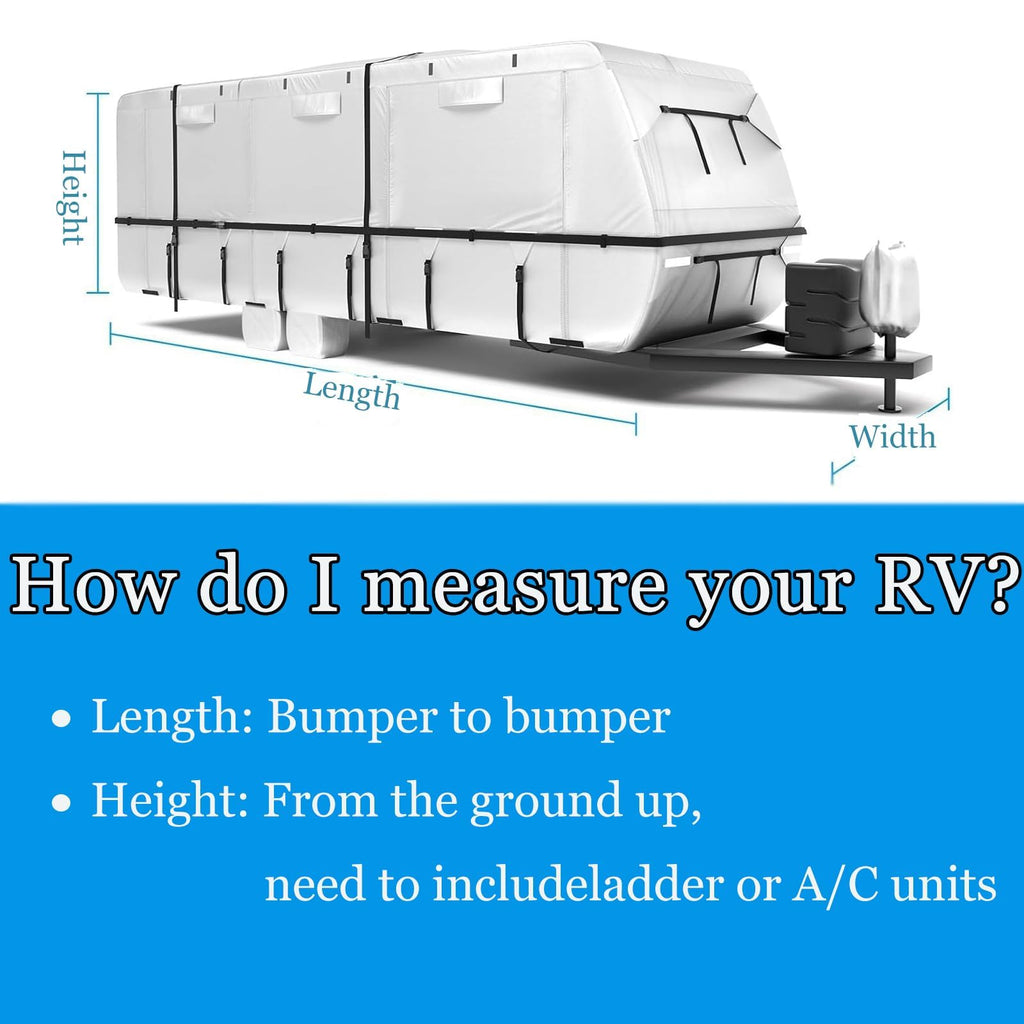 14-16ft Travel Trailer RV Cover I19415