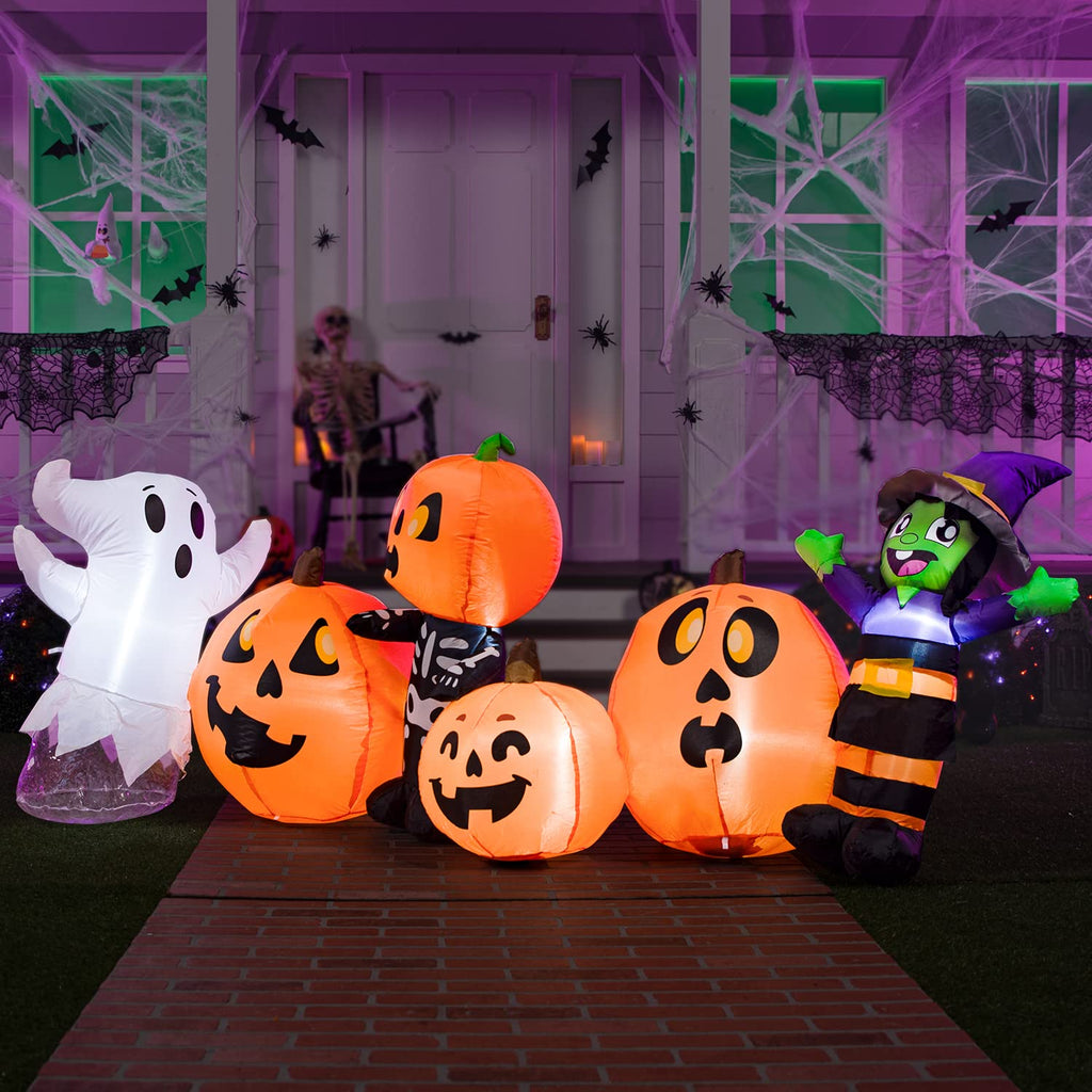 8 ft Inflatable Halloween Decoration with LEDs T250