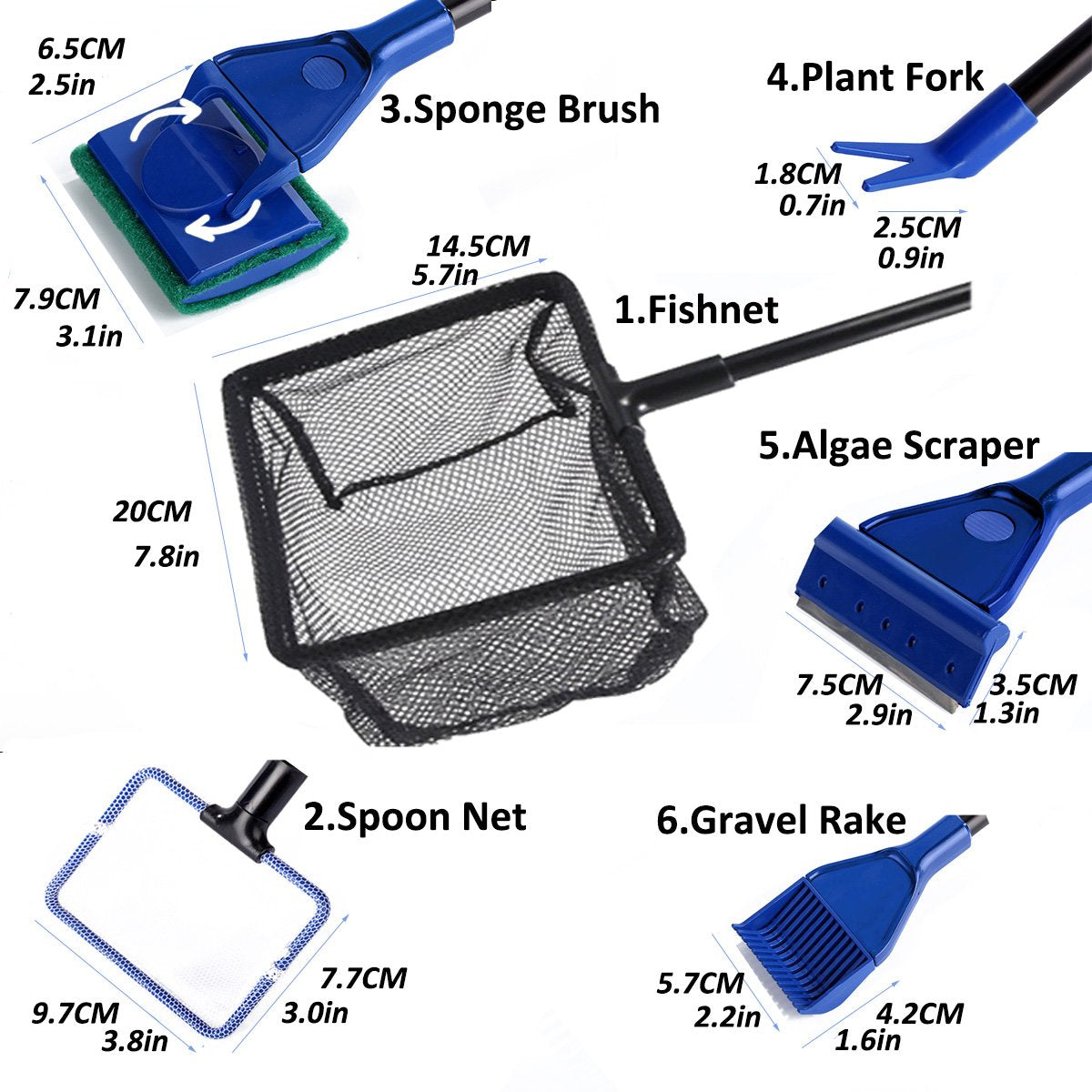 Aquarium Cleaning Tool Set E2535
