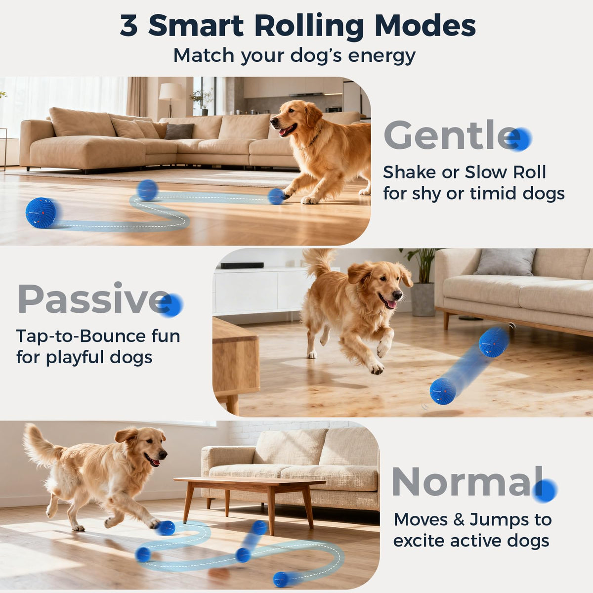 2-Pack Interactive Washable Dog Ball I2165