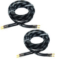 10ft 12awg Braided Speaker Cable V50738
