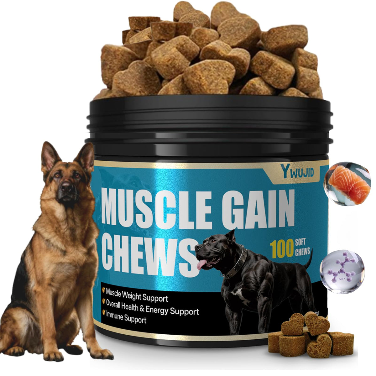 High Protein Dog Weight Gainer Chews J144670