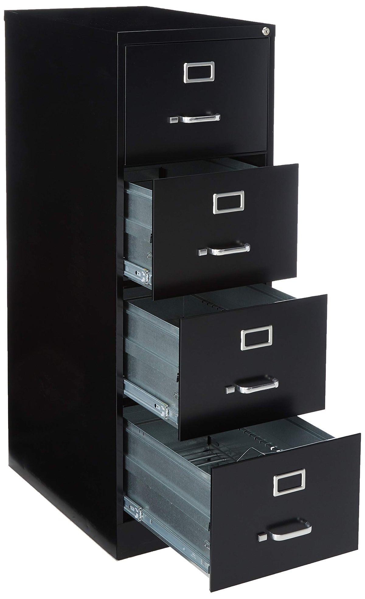 4 Drawer Vertical File Black B49046