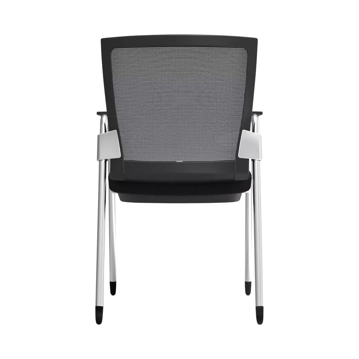 Grey Mesh Stackable Visitor Chair Set of 2 U61574