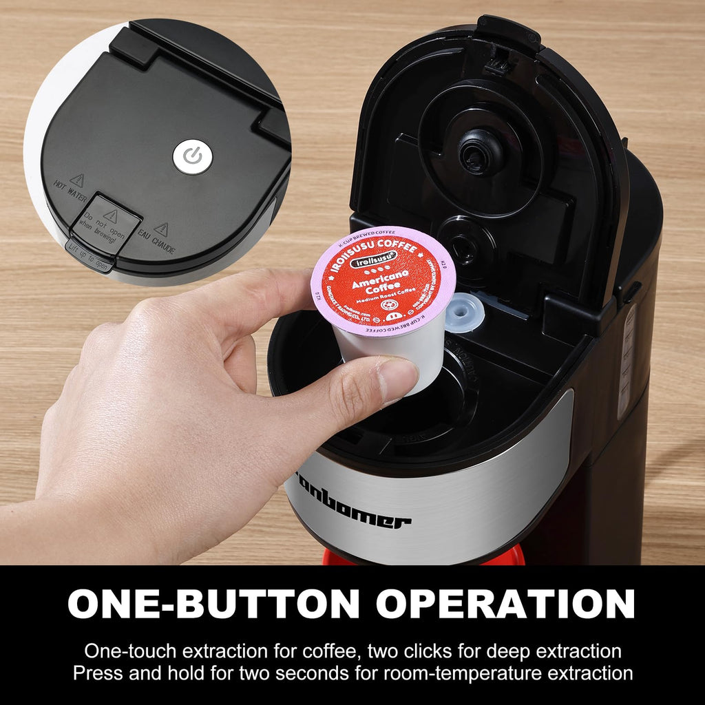 K Cup Single Serve Coffee Maker 2 in 1 R140