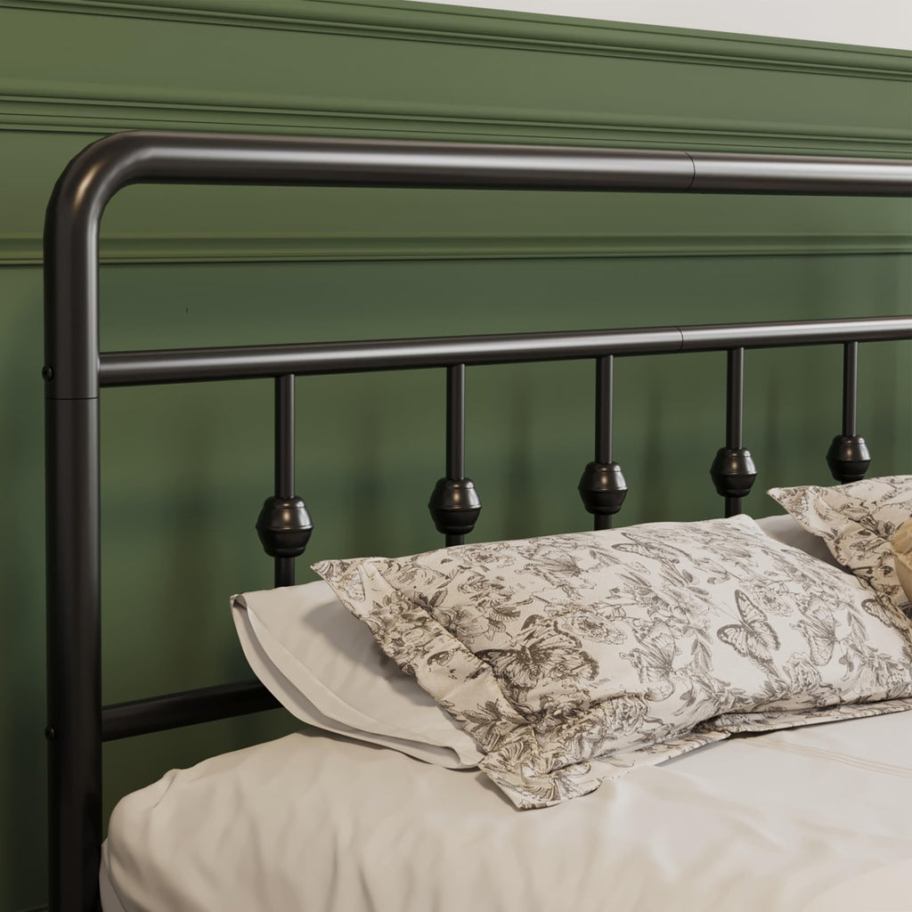 12 Inch Full Bed Frame with Headboard and Footboard D60580