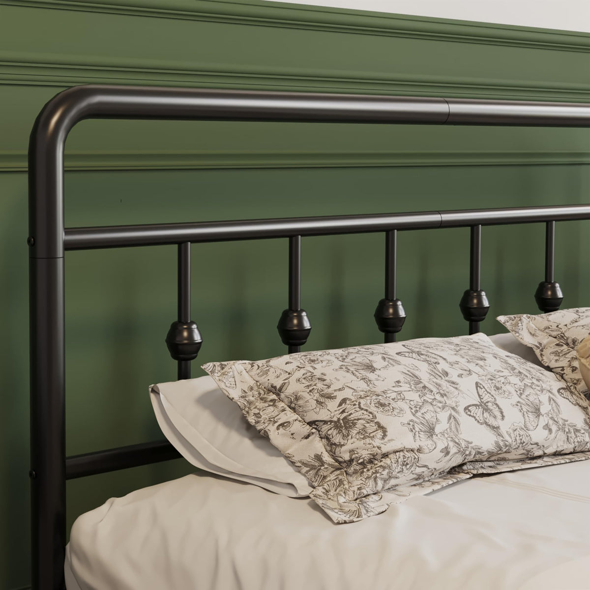 12 Inch Full Bed Frame with Headboard and Footboard D60580