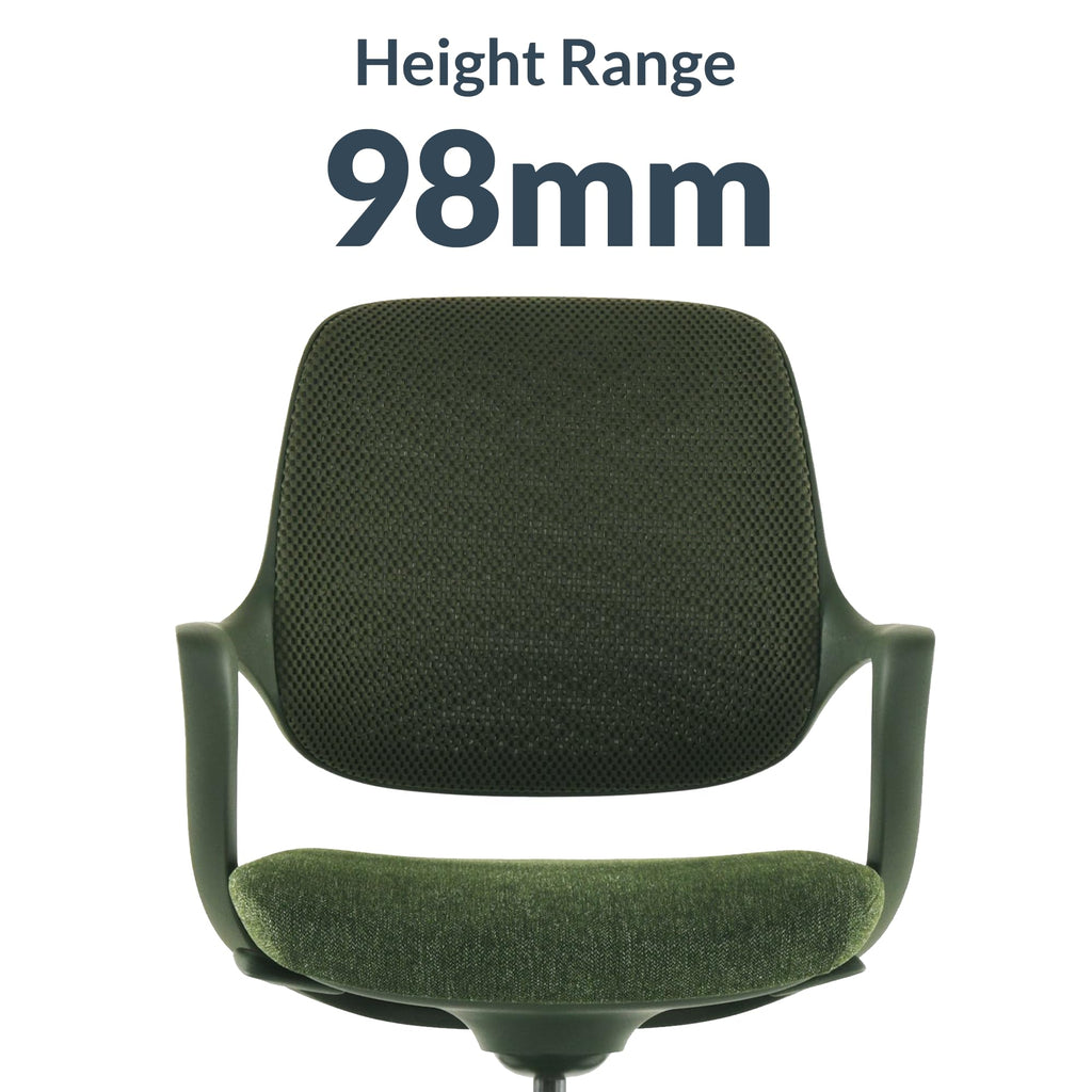 Orange White Low Back Office Chair D65752
