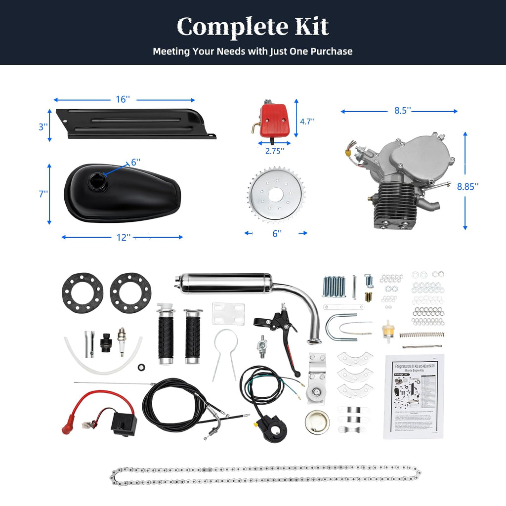 100CC 2-Stroke Gas Motorized Bike Conversion Kit O861995