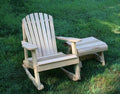 Cedar Adirondack Rocker & Side Table Set M847