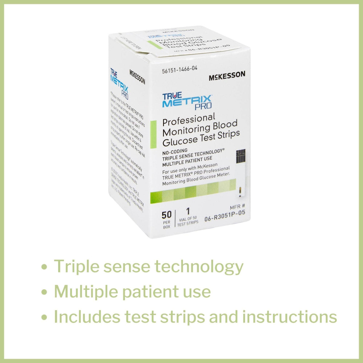 Blood Glucose Test Strip Box of 50 B3859
