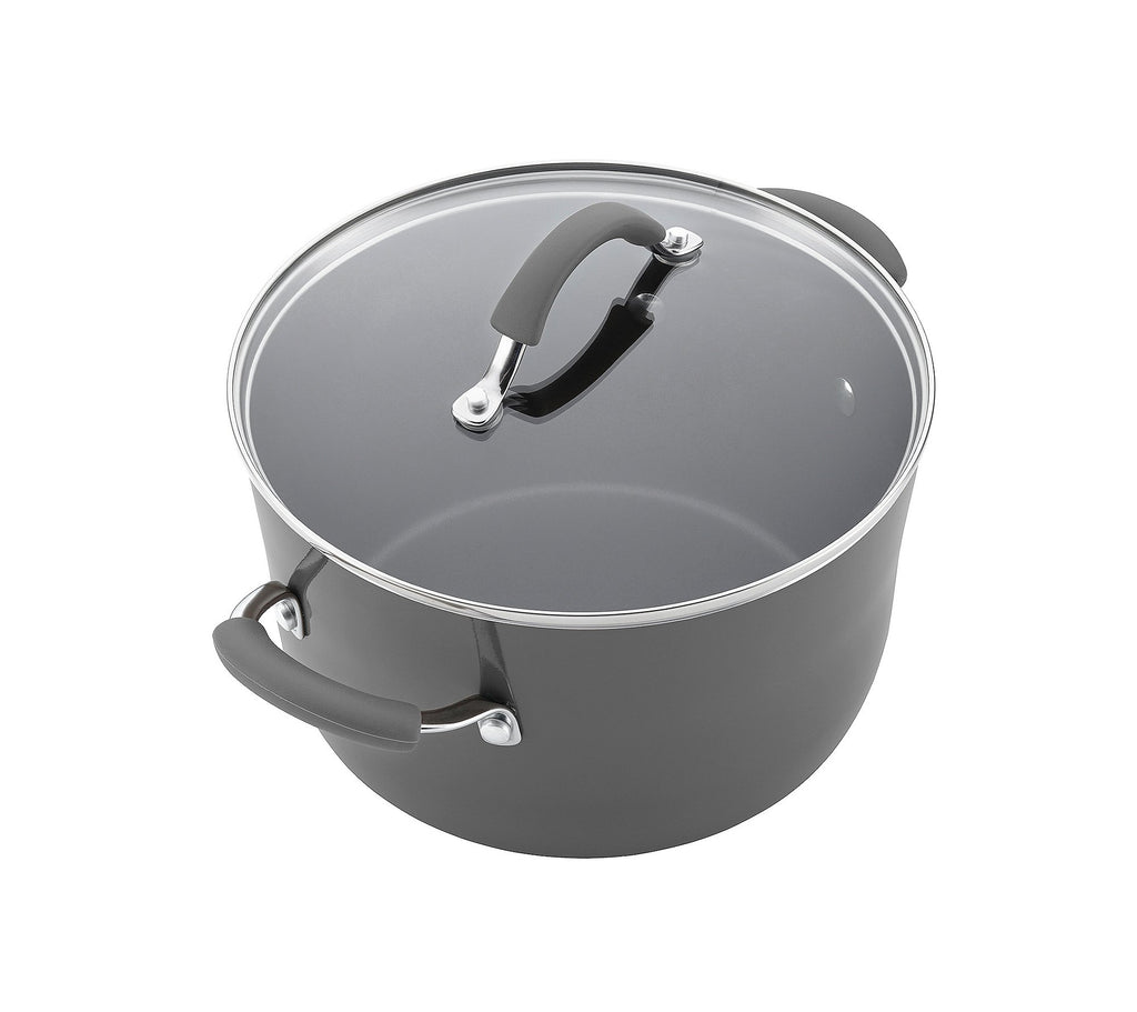 Sea Salt Gray 12-Piece Nonstick Cookware Set U804628