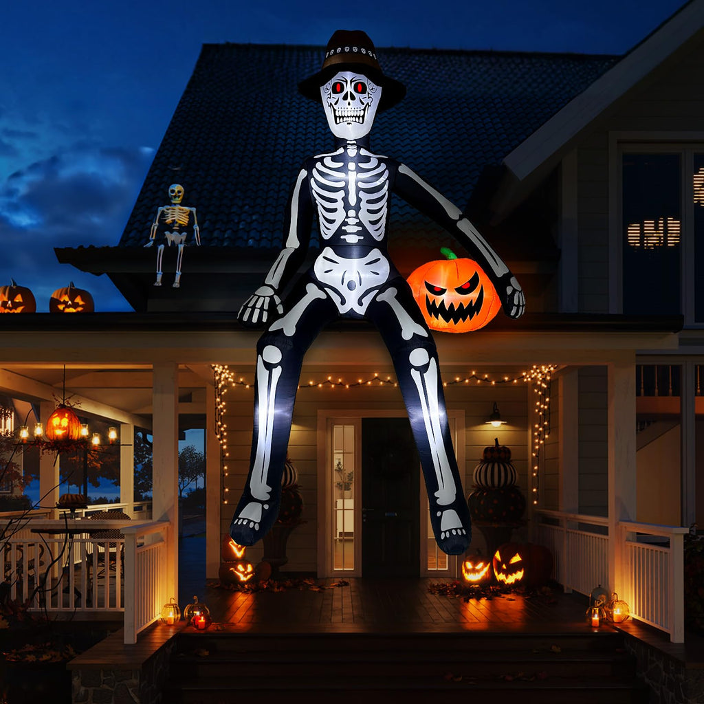 Giant Sitting Skeleton Inflatable P3505