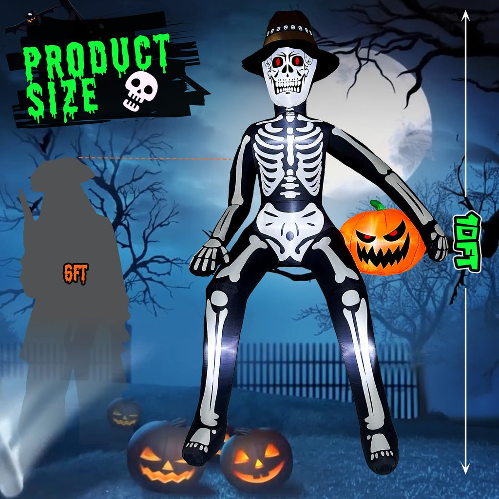 Giant Sitting Skeleton Inflatable P3505