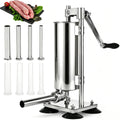 3L Manual Sausage Stuffer Machine 304 Stainless Steel W8444